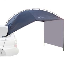 Outdoor Waterproof Tent Awning Durable (Color: Navy Blue 350x240cm)