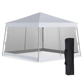 Outsunny Slant Leg Pop Up Canopy Tent (Color: as Pic)