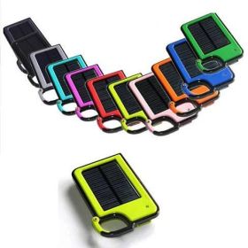 Clip-on Solar Smartphone Charger (Color: Green)