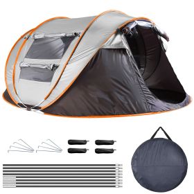 5-8 Person Pop Up Tent Automatic Setup (Type: Khaki_5-8People)