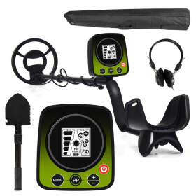 Metal Detector With Headphones (Type: Metal Detectors, Color: Green)