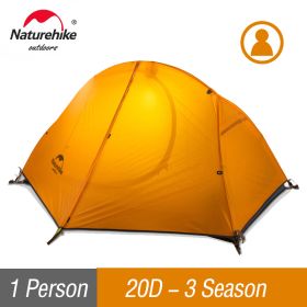 Naturehike Cycling Backpack Tent Ultralight (Color: 20D - Orange)