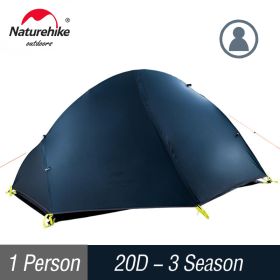 Naturehike Cycling Backpack Tent Ultralight (Color: 20D - Nevy)