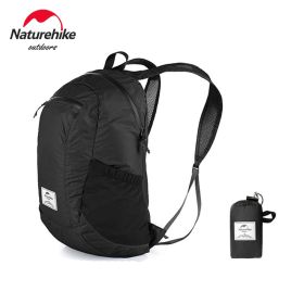 Naturehike Backpack Ultralight 22L Capacity Waterproof (Capacity: Other, Color: Black - 18L)