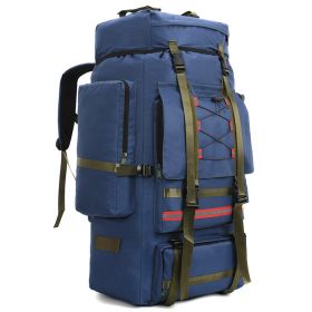 130L Outdoor Extra Large Backpack (Color: Blue)