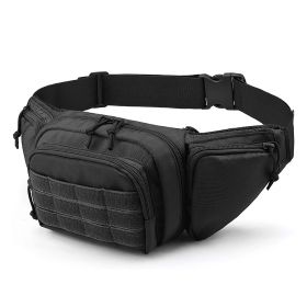 Tactical Fanny Pack For Men Concealed Carry Bag (Color: Black)