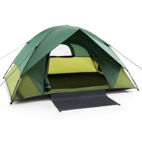 Outdoor Camping Tent with Carry Bag (Type: Tent, Color: Green)