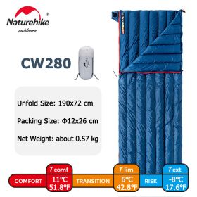 Naturehike Goose Down Sleeping Bag (Color: CW280 Navy Goose)