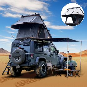 Roll over image to zoom in Adventurer Plus Rooftop Tent (Color: Black Gray)