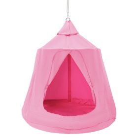 VEVOR Hanging Tree Tent, 330 LBS Capacity (Type: Fully Enclosed, Color: Pink)