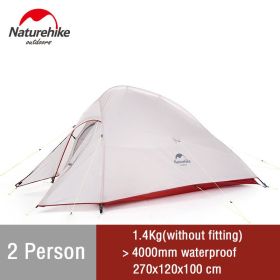 Naturehike Cloud Up Camping Tent (Color: 2 man - Gray)