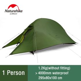 Naturehike Cloud Up Camping Tent (Color: 1 man - Army Green)