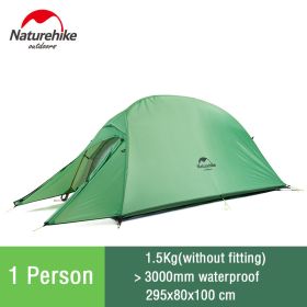 Naturehike Cloud Up Camping Tent (Color: 1 man  - Green)