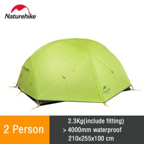 Naturehike Mongar 2 Tent 2 Person Camping Tent (Color: Light Green - 20D)