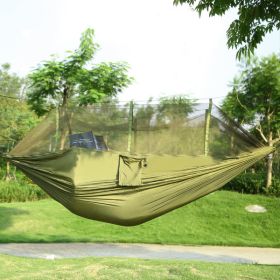 Hammock, Portable Double Hammock with Net (Color: As Picture)