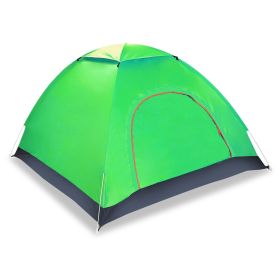 4 Persons Tent (Color: Green)