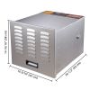 10 Tray Stainless Steel Dehydrator