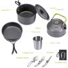 Outdoor set of pots and pans